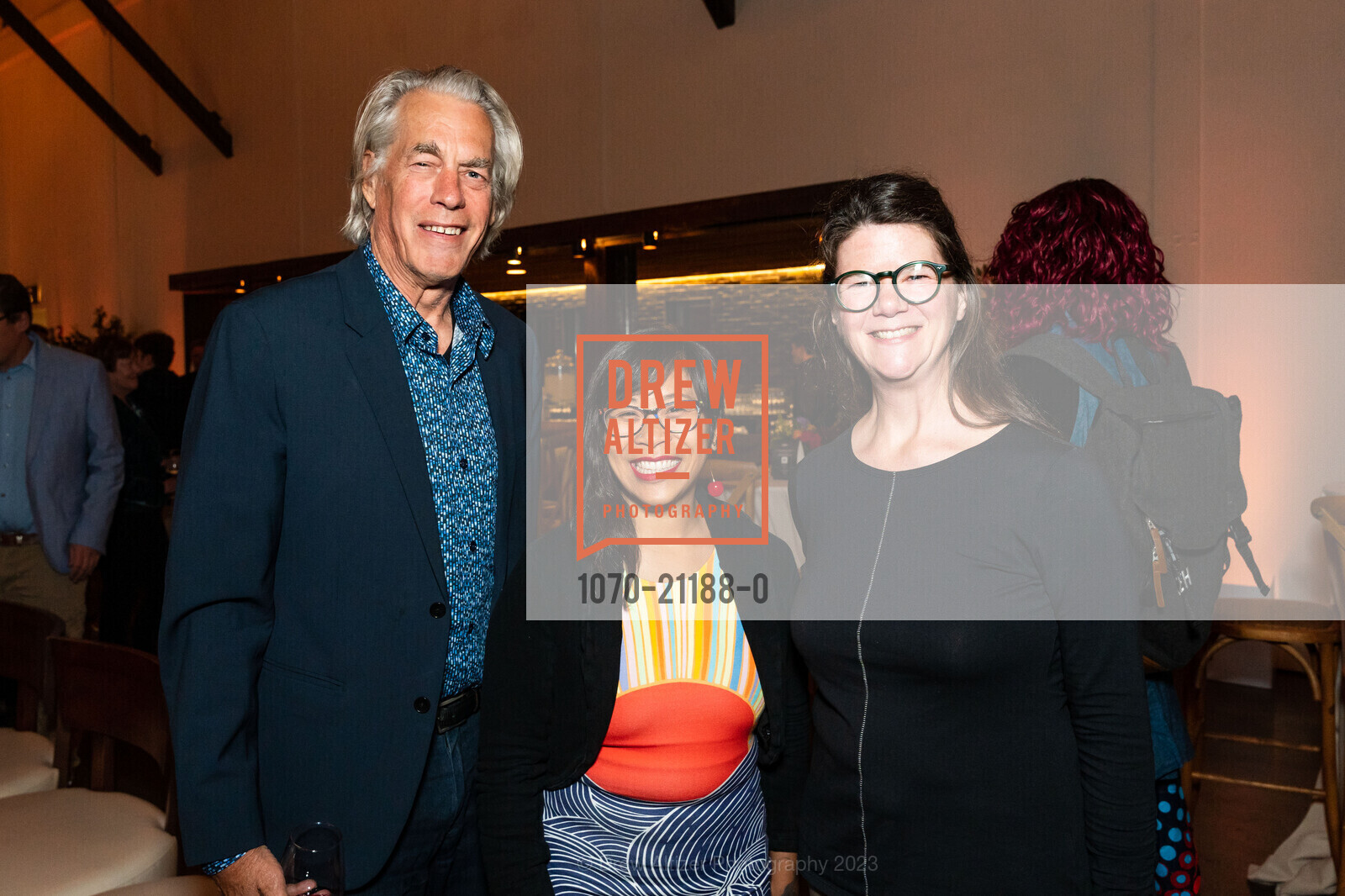 Joe Guth, Christine Cordero, Jennifer Krill, Center for Environmental Health's 2023 Gala, The Pearl @ 601 19th St, SF, CA 94107 US. The Pearl @ 601 19th St, SF, CA 94107 US, May 5th, 2023, Photo #1070-21188-0 Joe Guth, Christine Cordero, Jennifer Krill, Photo #1070-21188-0