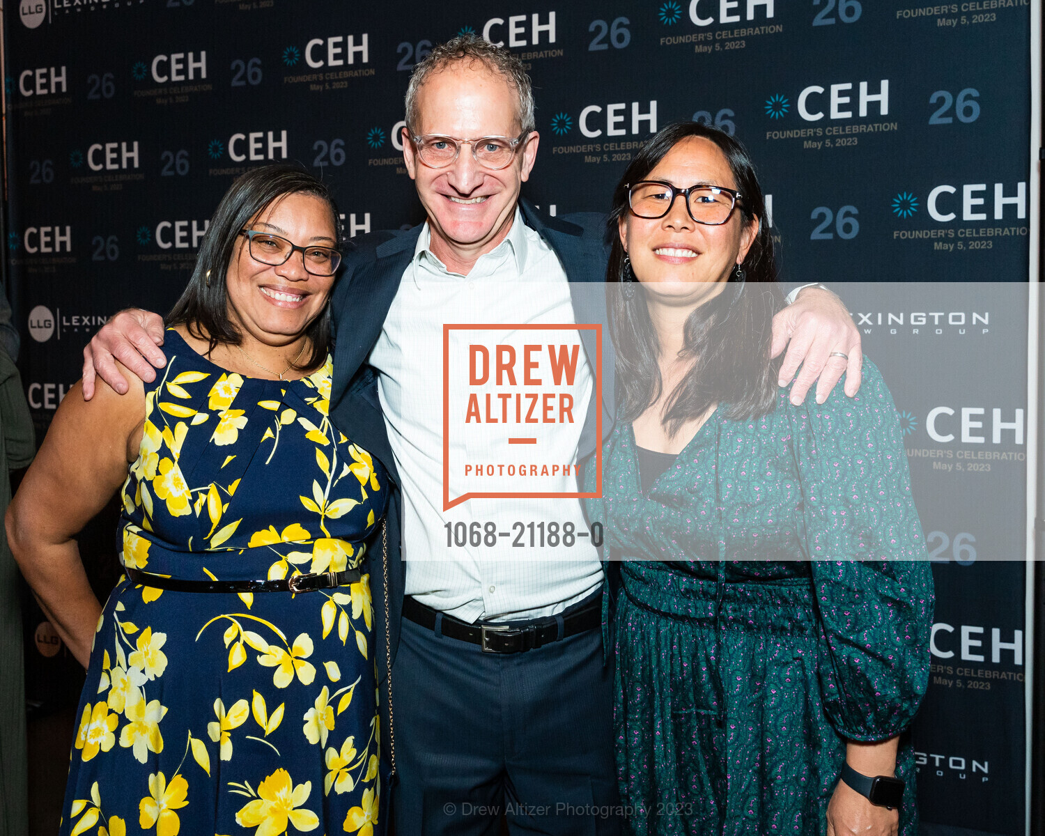 Lakeesha Gage, Michael Green, Ashley Wananga, Center for Environmental Health's 2023 Gala, The Pearl @ 601 19th St, SF, CA 94107 US. The Pearl @ 601 19th St, SF, CA 94107 US, May 5th, 2023, Photo #1068-21188-0 Lakeesha Gage, Michael Green, Ashley Wananga, Photo #1068-21188-0