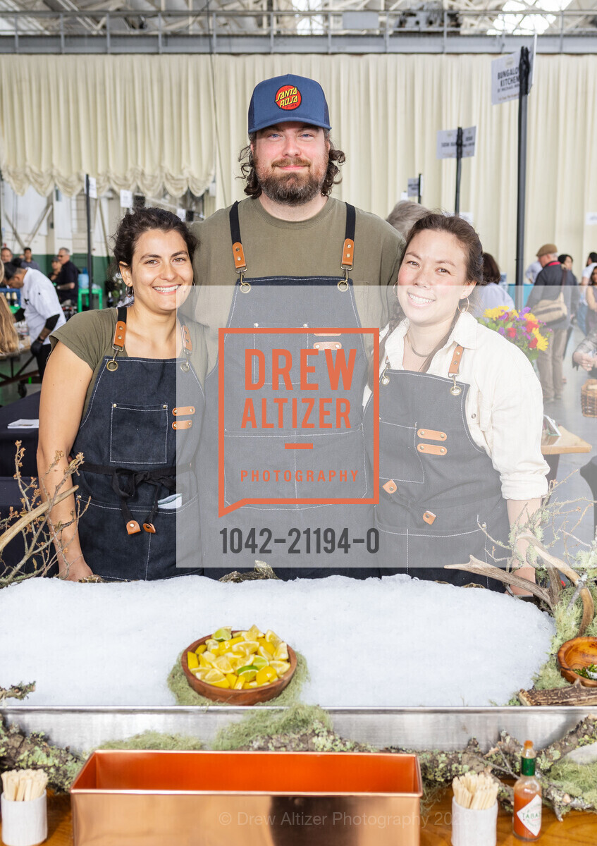 Melinda Borello, Ryan Slater, Marico Wilkinson, Great Chefs & Wineries 2023, The Craneway Pavilion @ 1414 Harbour Way S, Richmond, CA 94804 US. The Craneway Pavilion @ 1414 Harbour Way S, Richmond, CA 94804 US, May 6th, 2023, Photo #1042-21194-0 Melinda Borello, Ryan Slater, Marico Wilkinson, Photo #1042-21194-0