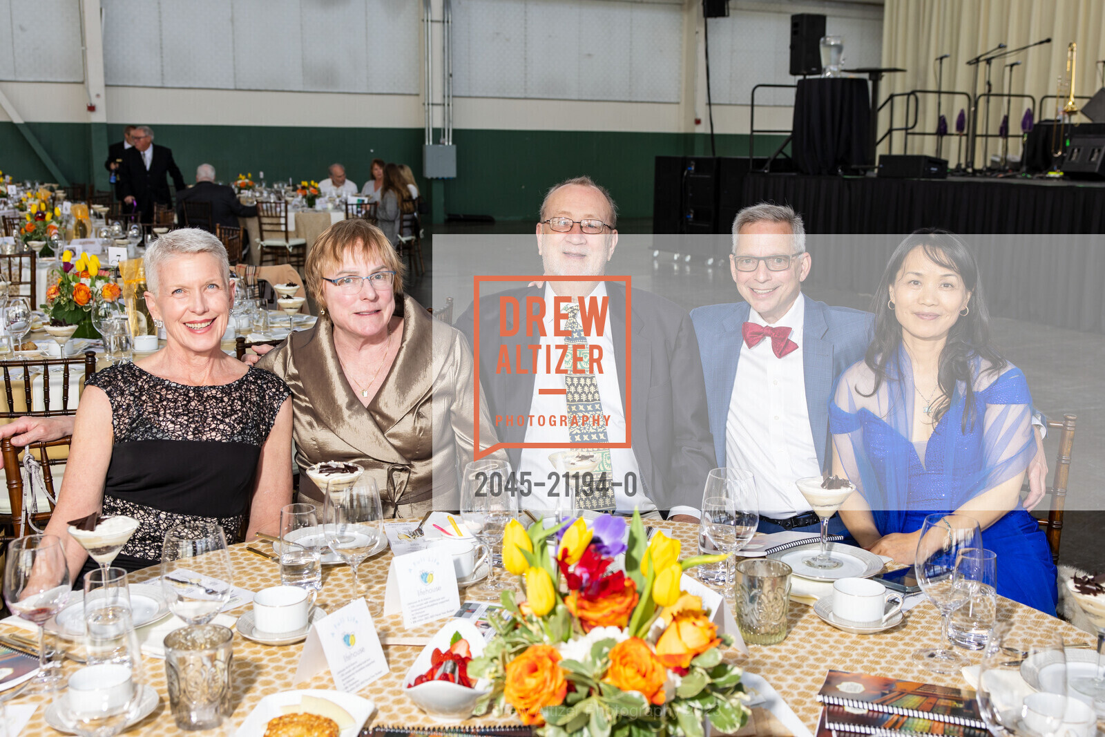 Deirdre Donahue, Jamie Dahlberg, Bruce Gribens, Jing Yu, Great Chefs & Wineries 2023, The Craneway Pavilion @ 1414 Harbour Way S, Richmond, CA 94804 US. The Craneway Pavilion @ 1414 Harbour Way S, Richmond, CA 94804 US, May 6th, 2023, Photo #2045-21194-0 Deirdre Donahue, Jamie Dahlberg, Bruce Gribens, Jing Yu, Photo #2045-21194-0