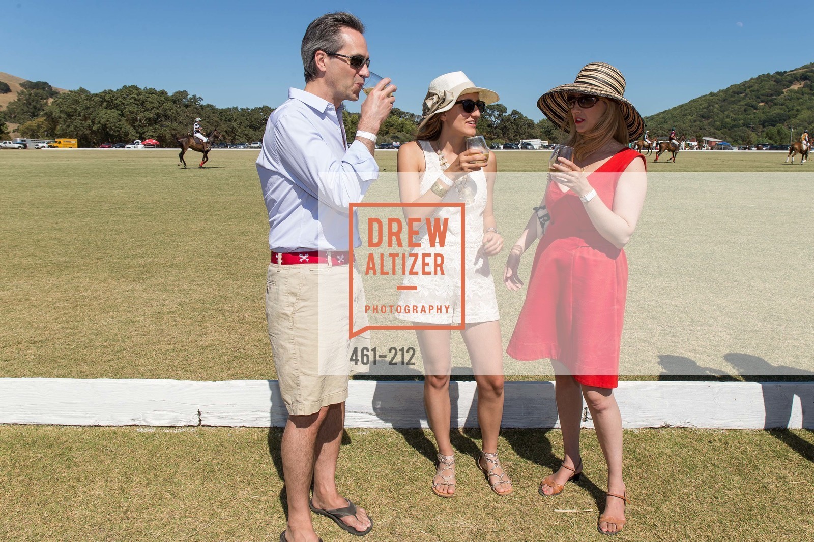 Chris Spill, Morgan Babbs, Frances Stark, Gucci & Vogue Dinner, Cerro Pampa Polo Club. Cerro Pampa Polo Club, July 25th, 2015, Photo #461-212 Chris Spill, Morgan Babbs, Frances Stark, Photo #461-212