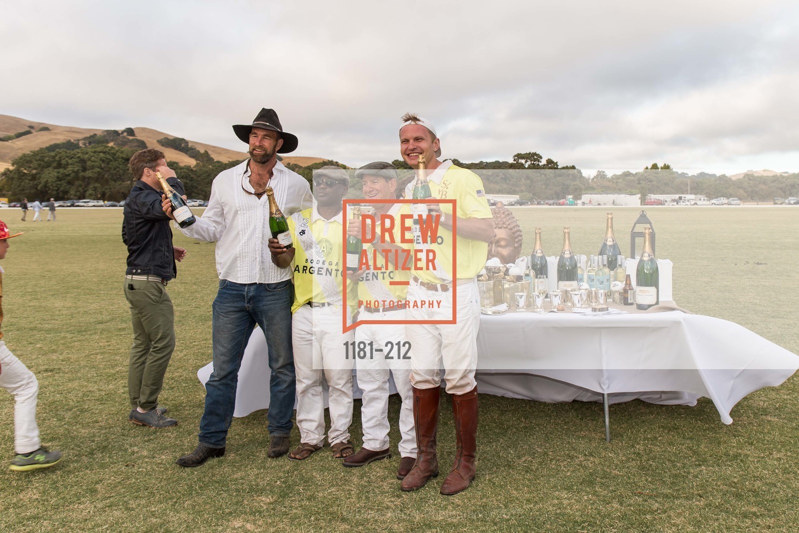 Hearst Welborn, Akin Sotomi, Rob Darakhshan, Ross Caton, Stick & Ball Oyster Cup Polo Tournament, Cerro Pampa Polo Club, July 25th, 2015,Drew Altizer, Drew Altizer Photography, full-service agency, private events, San Francisco photographer, photographer california