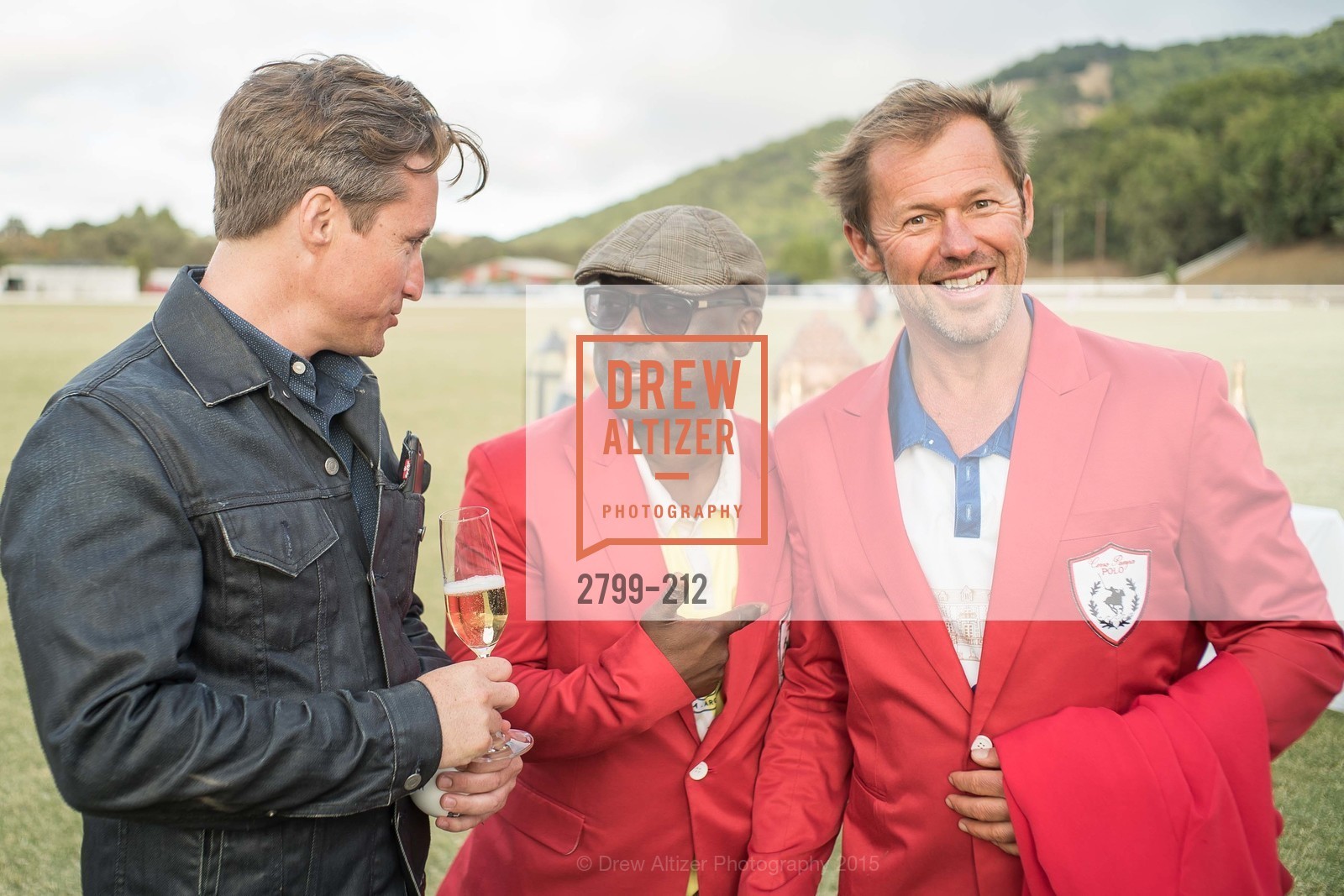 Benjamin Rotnicki, Akin Sotomi, Karl Hasz, Gucci & Vogue Dinner, Cerro Pampa Polo Club. Cerro Pampa Polo Club, July 25th, 2015, Photo #2799-212 Benjamin Rotnicki, Akin Sotomi, Karl Hasz, Photo #2799-212