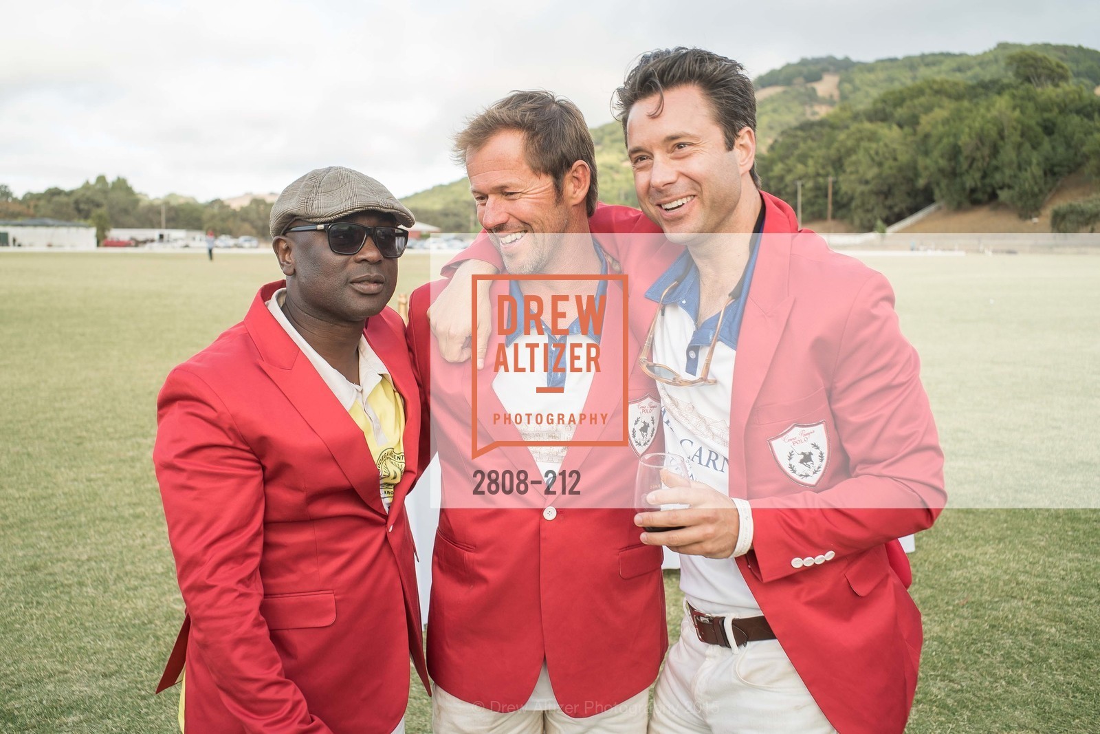 Akin Sotomi, Karl Hasz, Noah Lewis, Gucci & Vogue Dinner, Cerro Pampa Polo Club. Cerro Pampa Polo Club, July 25th, 2015, Photo #2808-212 Akin Sotomi, Karl Hasz, Noah Lewis, Photo #2808-212