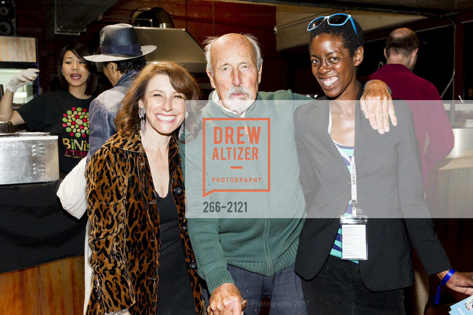 Mary O'Neill, Jeremy Stone, Paffard Keatinge-Stone, San Francisco Art Institute 2017 Gala: The Original Disruptor, San Francisco Art Institute. 800 Chestnut Street San Francisco, CA 94133, April 29th, 2017, Photo #266-2121 Mary O'Neill, Jeremy Stone, Paffard Keatinge-Stone, Photo #266-2121
