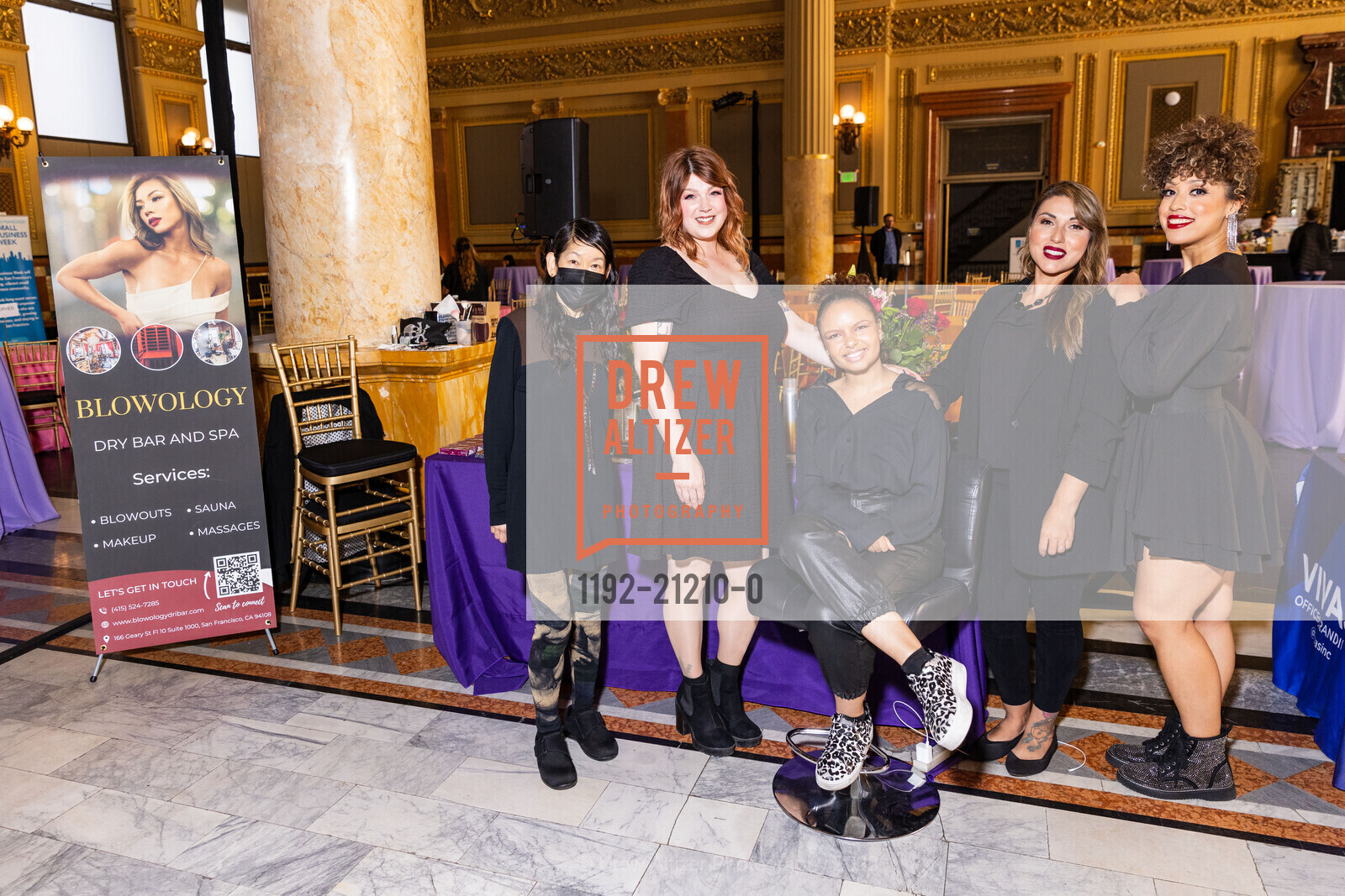 Heather Rodriguez, Ticelee Whitfield, Stephanie Crespo, Suzie Dominguez, Closing Party for SFCC Small Business Week 2023, The Hibernia @ 1 Jones St, SF, CA 94102 US. The Hibernia @ 1 Jones St, SF, CA 94102 US, May 12th, 2023, Photo #1192-21210-0 Heather Rodriguez, Ticelee Whitfield, Stephanie Crespo, Suzie Dominguez, Photo #1192-21210-0
