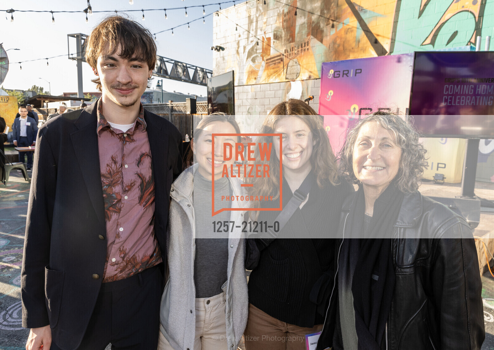 Merlin MacGillivray, Angela Liu, Jamie Halper, Suzanne Luban, GRIP 10 Year Anniversary : Coming Home and Celebrating Freedom, 7th West @ 1255 7th St, Oakland, CA 94607 US. 7th West @ 1255 7th St, Oakland, CA 94607 US, Photo #1257-21211-0 Merlin MacGillivray, Angela Liu, Jamie Halper, Suzanne Luban, Photo #1257-21211-0