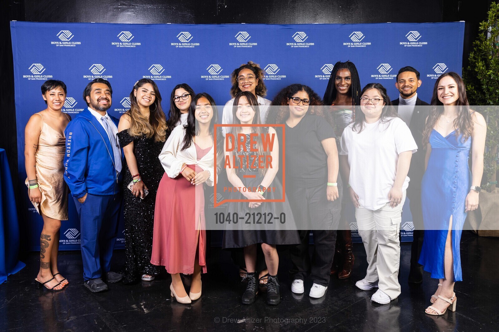 Lluvia Quintero, Charlene Hernandez, Bella Navarrete, Elena Gutierrez, Zoe Phan, Alyssa Eddington, Nehemiah Aldrich, Krisabelle Zhao, Boys and Girls Club of San Francisco Annual Gala 2023, 3601 Lyon St, SF, CA 94123 US. 3601 Lyon St, SF, CA 94123 US, May 13th, 2023, Photo #1040-21212-0 Lluvia Quintero, Charlene Hernandez, Bella Navarrete, Elena Gutierrez, Zoe Phan, Alyssa Eddington, Nehemiah Aldrich, Krisabelle Zhao, Photo #1040-21212-0