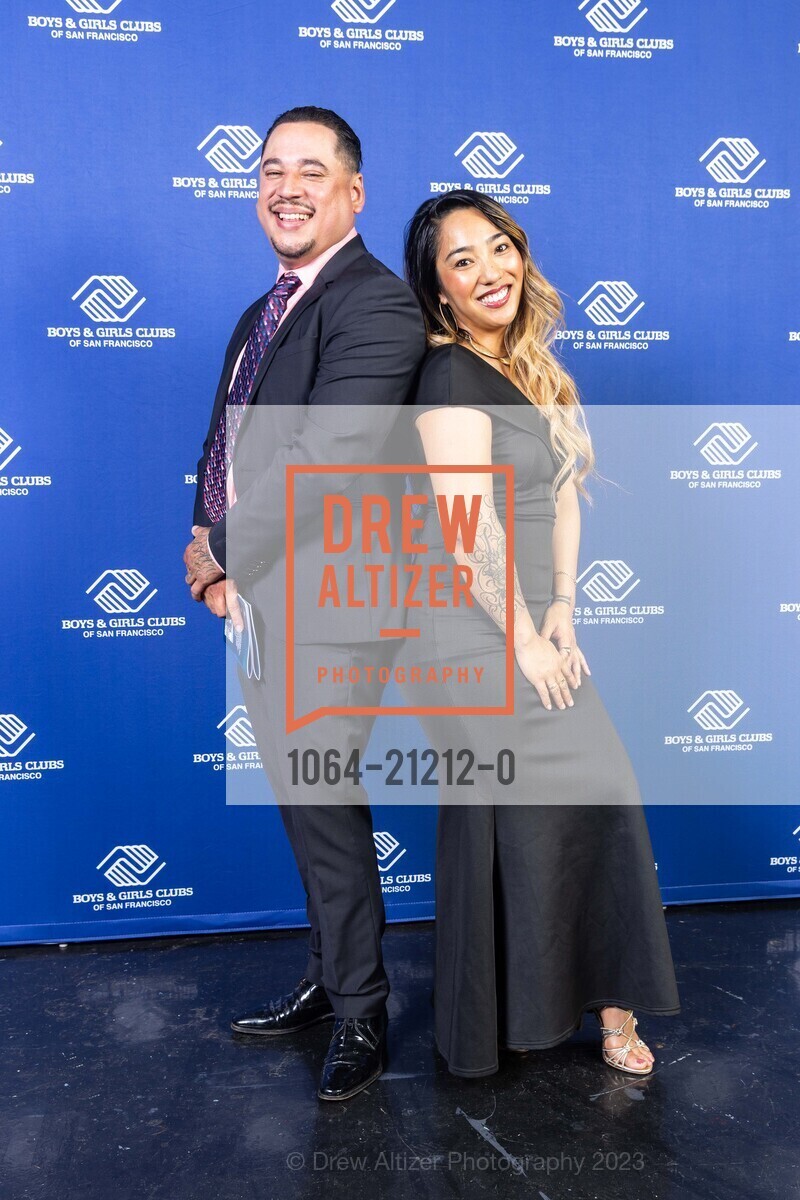 Chris Navarrete, Sharon Eliares, Boys and Girls Club of San Francisco Annual Gala 2023, 3601 Lyon St, SF, CA 94123 US. 3601 Lyon St, SF, CA 94123 US, May 13th, 2023, Photo #1064-21212-0 Chris Navarrete, Sharon Eliares, Photo #1064-21212-0