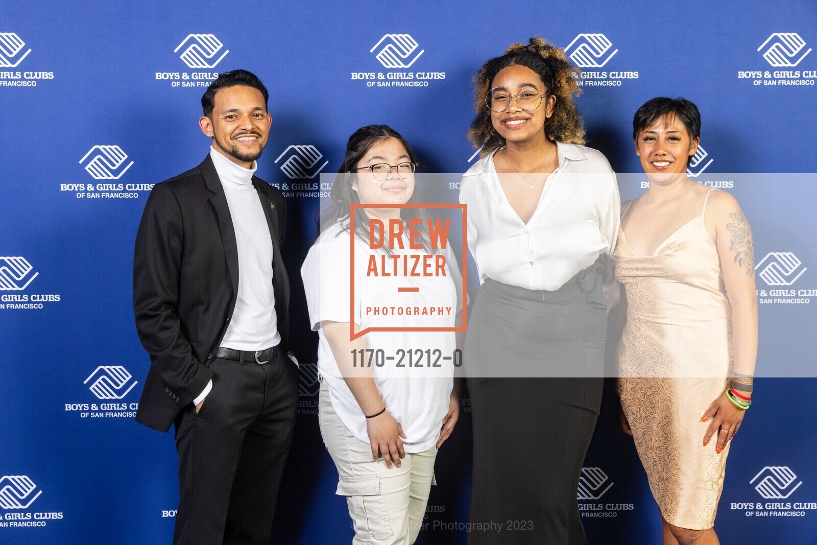 Krisabelle Zhao, Elena Gutierrez, Lluvia Quintero, Boys and Girls Club of San Francisco Annual Gala 2023, 3601 Lyon St, SF, CA 94123 US. 3601 Lyon St, SF, CA 94123 US, May 13th, 2023, Photo #1170-21212-0 Krisabelle Zhao, Elena Gutierrez, Lluvia Quintero, Photo #1170-21212-0