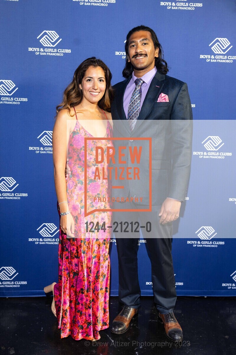 Lucy Falcon, Shiva Devarajan, Boys and Girls Club of San Francisco Annual Gala 2023, 3601 Lyon St, SF, CA 94123 US. 3601 Lyon St, SF, CA 94123 US, May 13th, 2023, Photo #1244-21212-0 Lucy Falcon, Shiva Devarajan, Photo #1244-21212-0