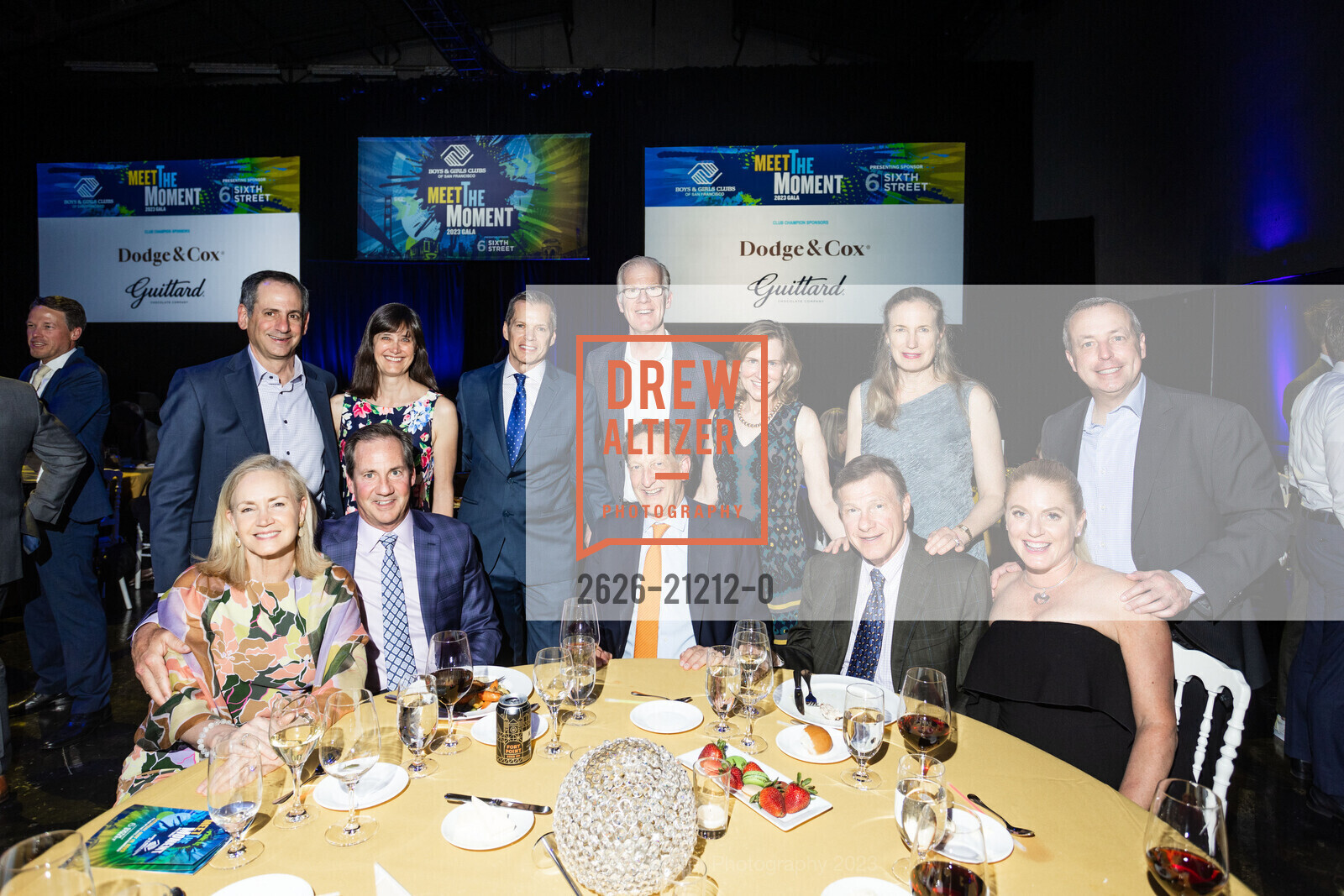 Dana Emery, Bob Emery, Mitch Cohen, Susan Cohen, Rob Connolly, Peter Crawford, Larry Baer, Dodie Crawford, Boys and Girls Club of San Francisco Annual Gala 2023, 3601 Lyon St, SF, CA 94123 US. 3601 Lyon St, SF, CA 94123 US, May 13th, 2023, Photo #2626-21212-0 Dana Emery, Bob Emery, Mitch Cohen, Susan Cohen, Rob Connolly, Peter Crawford, Larry Baer, Dodie Crawford, Photo #2626-21212-0