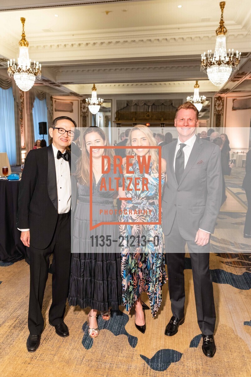 Hubert Lin, Meredith Dillon, Kristin Viger, David Schuster, Raphael House Gala 2023, The Palace Hotel, a Luxury Collection Hotel @ 2 New Montgomery St, SF, CA 94105 US. The Palace Hotel, a Luxury Collection Hotel @ 2 New Montgomery St, SF, CA 94105 US, May 13th, 2023, Photo #1135-21213-0 Hubert Lin, Meredith Dillon, Kristin Viger, David Schuster, Photo #1135-21213-0