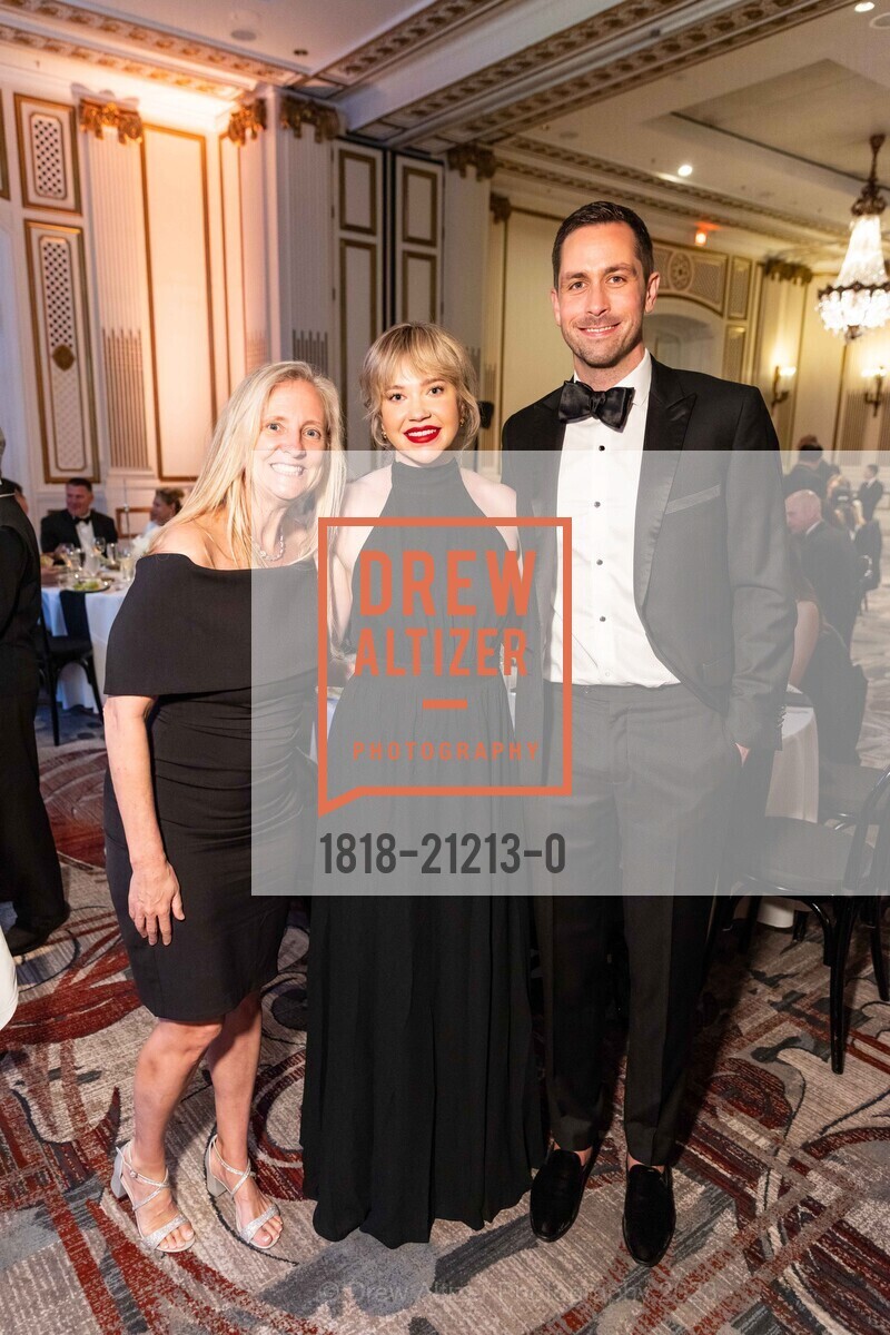Denise Strack, Sydney Zepf, Matt Reed, Raphael House Gala 2023, The Palace Hotel, a Luxury Collection Hotel @ 2 New Montgomery St, SF, CA 94105 US. The Palace Hotel, a Luxury Collection Hotel @ 2 New Montgomery St, SF, CA 94105 US, May 13th, 2023, Photo #1818-21213-0 Denise Strack, Sydney Zepf, Matt Reed, Photo #1818-21213-0