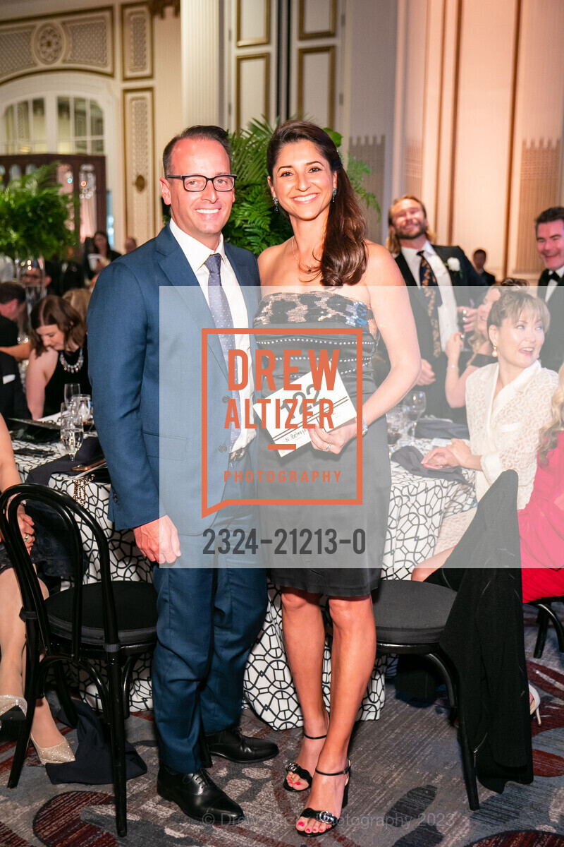 Joe Alioto Veronese, Nooshin Behroyan, Raphael House Gala 2023, The Palace Hotel, a Luxury Collection Hotel @ 2 New Montgomery St, SF, CA 94105 US. The Palace Hotel, a Luxury Collection Hotel @ 2 New Montgomery St, SF, CA 94105 US, May 13th, 2023, Photo #2324-21213-0 Joe Alioto Veronese, Nooshin Behroyan, Photo #2324-21213-0