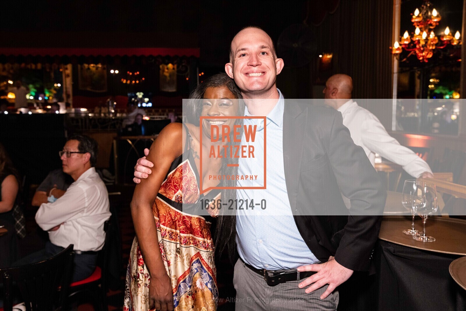 Chyna Smith, Edward Varley, Episcopal Community Services Gala 2023, Bimbo's 365 Club @ 1025 Columbus Ave, SF, CA 94133 US. Bimbo's 365 Club @ 1025 Columbus Ave, SF, CA 94133 US, May 13th, 2023, Photo #1636-21214-0 Chyna Smith, Edward Varley, Photo #1636-21214-0