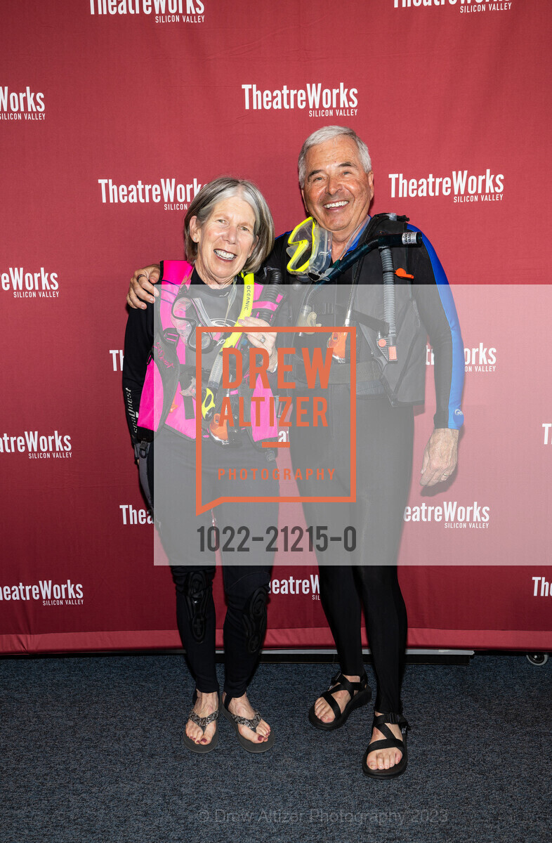 Hilary Schroeder, Tom Schroeder, TheatreWorks’ A Muse Ball, Hiller Aviation Museum @ 601 Skyway Rd, San Carlos, CA 94070 US. Hiller Aviation Museum @ 601 Skyway Rd, San Carlos, CA 94070 US, May 13th, 2023, Photo #1022-21215-0 Hilary Schroeder, Tom Schroeder, Photo #1022-21215-0