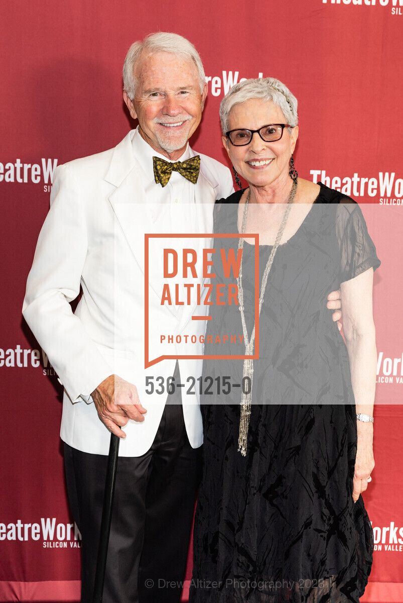 Larry Hambly, Ann Hambly, Sherri Mills, Tim Mills, TheatreWorks’ A Muse Ball, Hiller Aviation Museum @ 601 Skyway Rd, San Carlos, CA 94070 US. Hiller Aviation Museum @ 601 Skyway Rd, San Carlos, CA 94070 US, May 13th, 2023, Photo #536-21215-0 Larry Hambly, Ann Hambly, Sherri Mills, Tim Mills, Photo #536-21215-0