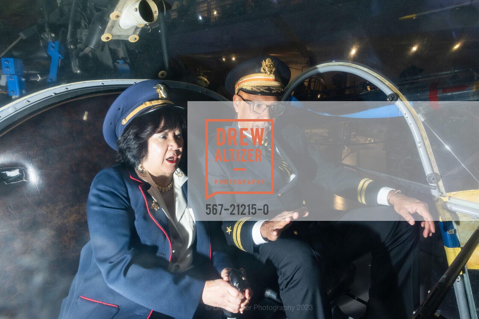 Debbie Chinn, Tim Bond, TheatreWorks’ A Muse Ball, Hiller Aviation Museum @ 601 Skyway Rd, San Carlos, CA 94070 US. Hiller Aviation Museum @ 601 Skyway Rd, San Carlos, CA 94070 US, May 13th, 2023, Photo #567-21215-0 Debbie Chinn, Tim Bond, Photo #567-21215-0