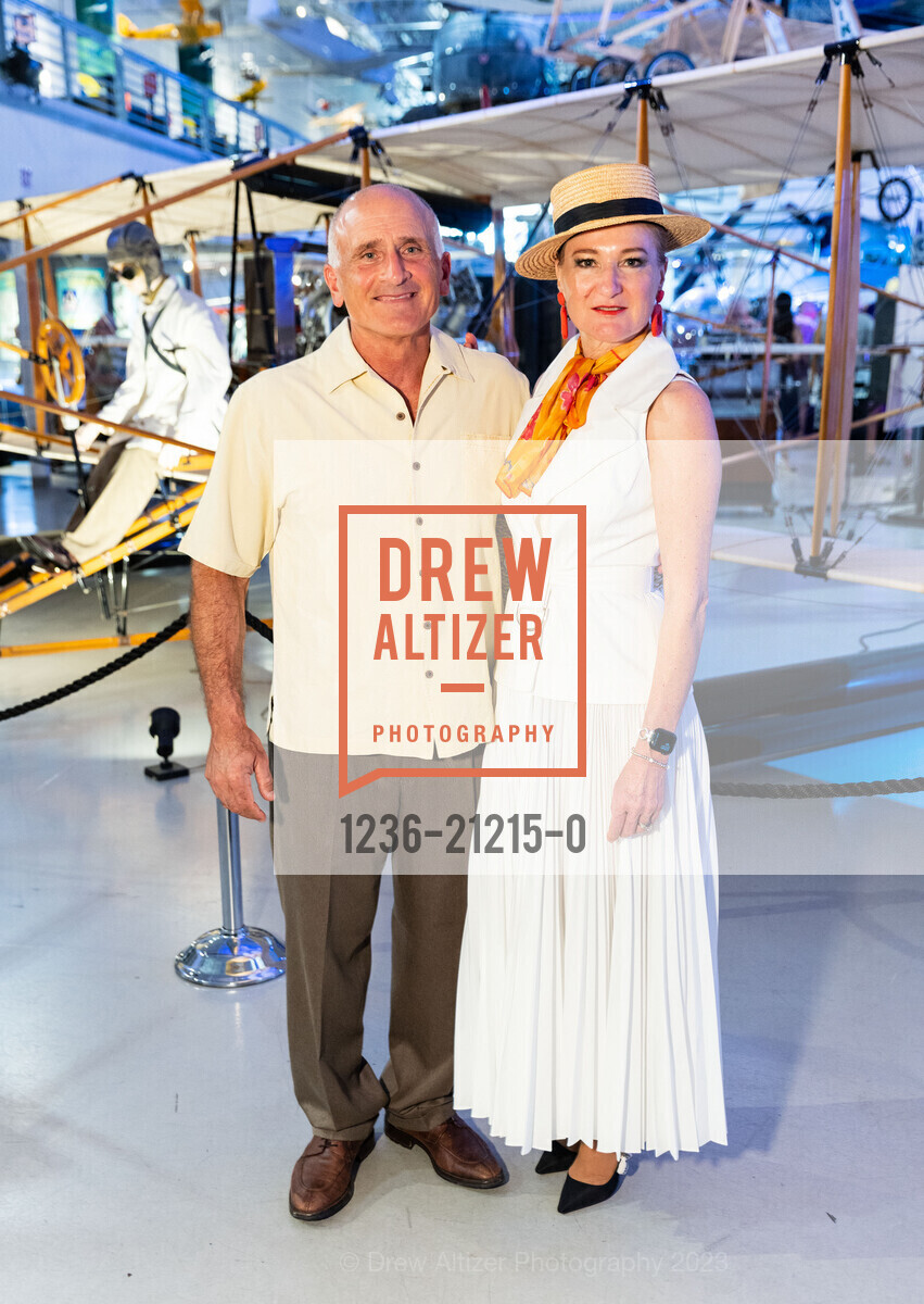John Saviano, Monique Saviano, TheatreWorks’ A Muse Ball, Hiller Aviation Museum @ 601 Skyway Rd, San Carlos, CA 94070 US. Hiller Aviation Museum @ 601 Skyway Rd, San Carlos, CA 94070 US, May 13th, 2023, Photo #1236-21215-0 John Saviano, Monique Saviano, Photo #1236-21215-0