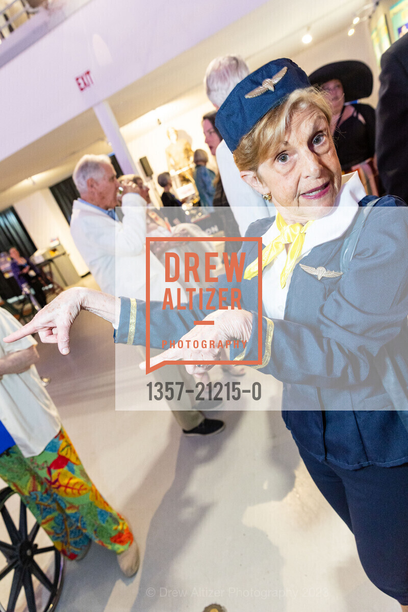 Paula Jacobs, TheatreWorks’ A Muse Ball, Hiller Aviation Museum @ 601 Skyway Rd, San Carlos, CA 94070 US. Hiller Aviation Museum @ 601 Skyway Rd, San Carlos, CA 94070 US, May 13th, 2023, Photo #1357-21215-0 Paula Jacobs, Photo #1357-21215-0