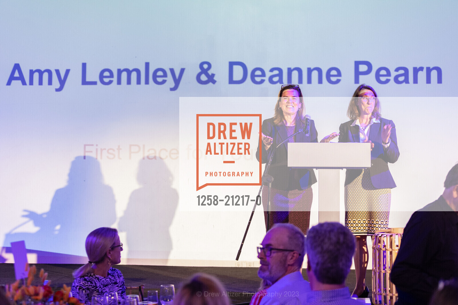 Amy Lemley, Deanne Pearn, First Place For Youth 25th Anniversary, BLOC15 Event Venue @ 252 2nd St, Oakland, CA 94607 US. BLOC15 Event Venue @ 252 2nd St, Oakland, CA 94607 US, May 17th, 2023, Photo #1258-21217-0 Amy Lemley, Deanne Pearn, Photo #1258-21217-0