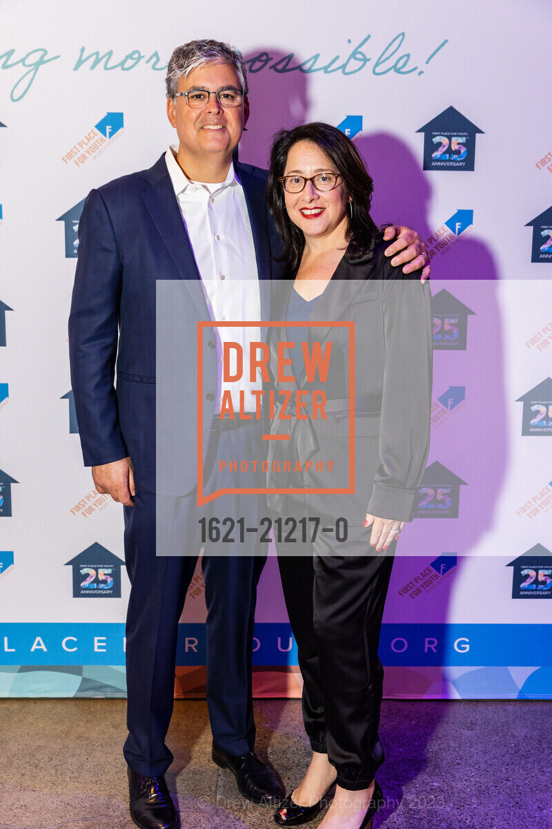 Abe Friedman, Jen Friedman, First Place For Youth 25th Anniversary, BLOC15 Event Venue @ 252 2nd St, Oakland, CA 94607 US. BLOC15 Event Venue @ 252 2nd St, Oakland, CA 94607 US, May 17th, 2023, Photo #1621-21217-0 Abe Friedman, Jen Friedman, Photo #1621-21217-0