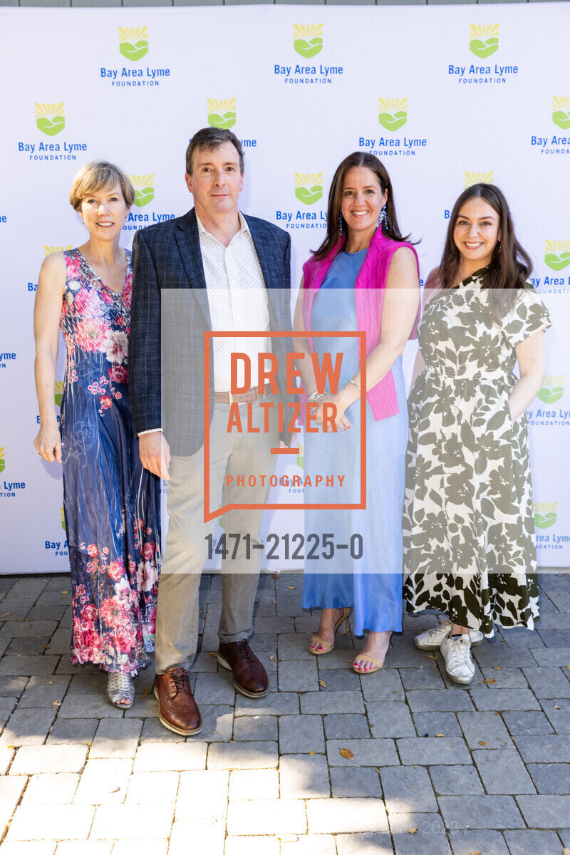 Wendy Adams, Bill Robinson, Ann Fowler, Meghan Bradshaw, LymeAid Benefitting The Bay Area Lyme Foundation 2023, 4780 Alpine Rd, Portola Valley, CA 94028 US. 4780 Alpine Rd, Portola Valley, CA 94028 US, May 20th, 2023, Photo #1471-21225-0 Wendy Adams, Bill Robinson, Ann Fowler, Meghan Bradshaw, Photo #1471-21225-0