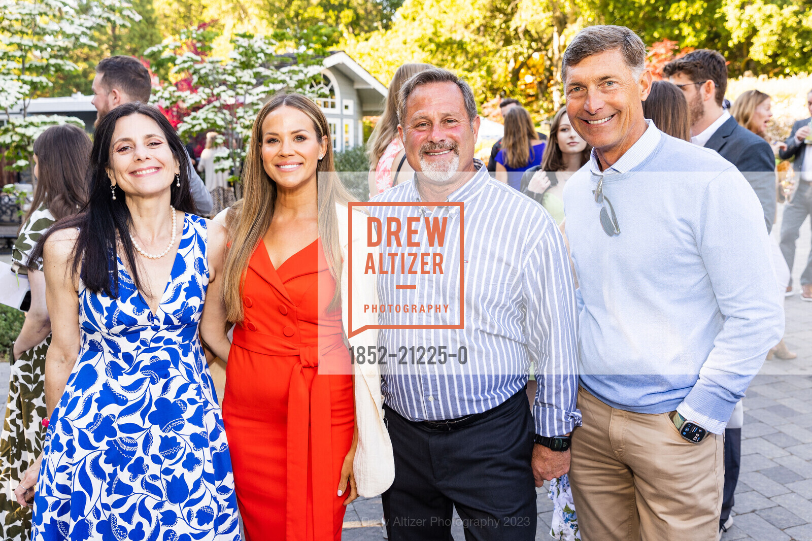 Camille Giampa, Jessie Castello, Nick Giampa, Gary Swart, LymeAid Benefitting The Bay Area Lyme Foundation 2023, 4780 Alpine Rd, Portola Valley, CA 94028 US. 4780 Alpine Rd, Portola Valley, CA 94028 US, May 20th, 2023, Photo #1852-21225-0 Camille Giampa, Jessie Castello, Nick Giampa, Gary Swart, Photo #1852-21225-0