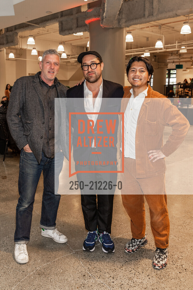 Michael Rubel, Anton Stuebner, Reniel Del Rosario, AAPI LOVE A LA CARTE : Reniel Del Rosario x Value Culture x Yank Sing, Yank Sing (Spear St.) @ 101 Spear St, SF, CA 94105 US. Yank Sing (Spear St.) @ 101 Spear St, SF, CA 94105 US, May 20th, 2023, Photo #250-21226-0 Michael Rubel, Anton Stuebner, Reniel Del Rosario, Photo #250-21226-0