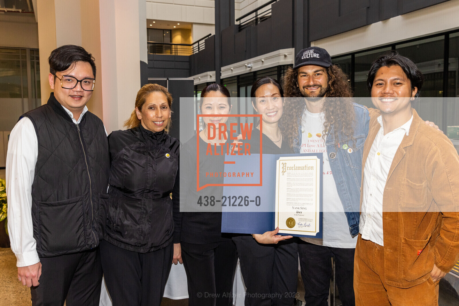 Vera Waller, Adam Swig, Reniel Del Rosario, AAPI LOVE A LA CARTE : Reniel Del Rosario x Value Culture x Yank Sing, Yank Sing (Spear St.) @ 101 Spear St, SF, CA 94105 US. Yank Sing (Spear St.) @ 101 Spear St, SF, CA 94105 US, May 20th, 2023, Photo #438-21226-0 Vera Waller, Adam Swig, Reniel Del Rosario, Photo #438-21226-0