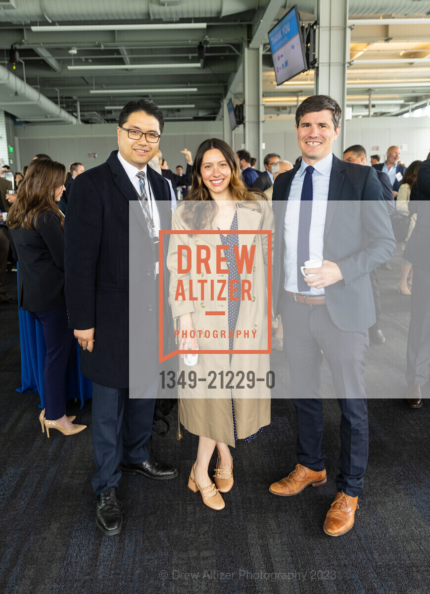 Victor Lim, Kathryn Angotti, Will Reisman, SFCC's CityBeat Breakfast 2023, Pier 27 Event Venue @ The Embarcadero, SF, CA 94111 US. Pier 27 Event Venue @ The Embarcadero, SF, CA 94111 US, May 23rd, 2023, Photo #1349-21229-0 Victor Lim, Kathryn Angotti, Will Reisman, Photo #1349-21229-0