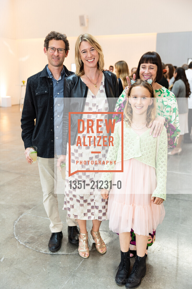 Aaron Silverstein, Caroline Silverstein, Emma Earnhardt, Carla Emil, California College of the Arts (CCA) 2023 Gala, California College of the Arts @ 1111 8th St, SF, CA 94107 US. California College of the Arts @ 1111 8th St, SF, CA 94107 US, May 23rd, 2023, Photo #1351-21231-0 Aaron Silverstein, Caroline Silverstein, Emma Earnhardt, Carla Emil, Photo #1351-21231-0