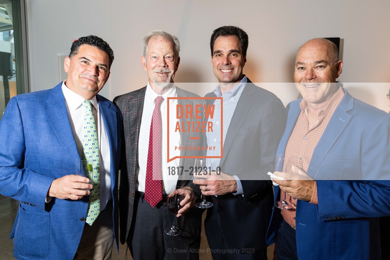 Ed Lauber, George Jewett, Robert Stocker, David Cooper, California College of the Arts (CCA) 2023 Gala, California College of the Arts @ 1111 8th St, SF, CA 94107 US. California College of the Arts @ 1111 8th St, SF, CA 94107 US, May 23rd, 2023, Photo #1817-21231-0 Ed Lauber, George Jewett, Robert Stocker, David Cooper, Photo #1817-21231-0
