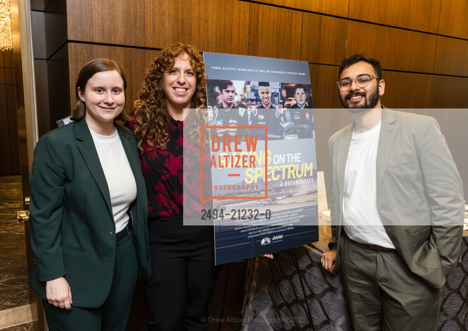 Sara Scannell, Lauren Bernstein, Manish Khanal, 181 Fremont Salutes Racing on the Spectrum, San Francisco Ballet @ 181 Fremont St, SF, CA 94105 US. San Francisco Ballet @ 181 Fremont St, SF, CA 94105 US, May 23rd, 2023, Photo #2494-21232-0 Sara Scannell, Lauren Bernstein, Manish Khanal, Photo #2494-21232-0