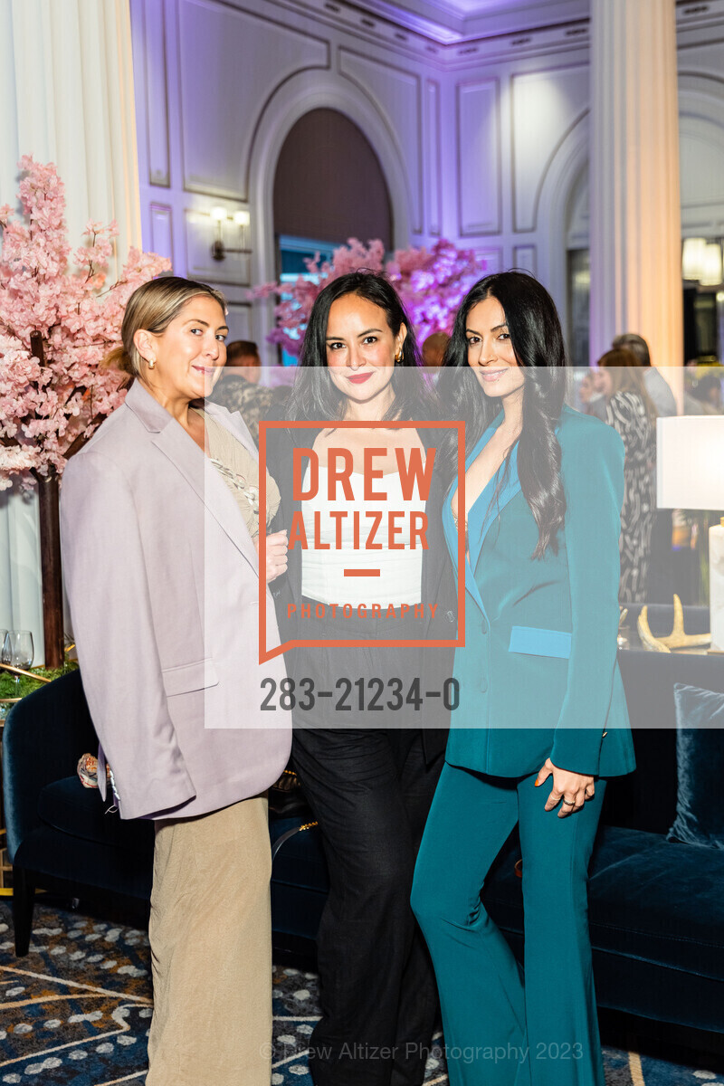 Kat Ensign, Theresa Barajas, Ayesha Emmett, Haute Living Party hosted by The Westin St. Francis, The Westin St. Francis San Francisco on Union Square @ 335 Powell St, SF, CA 94102 US. The Westin St. Francis San Francisco on Union Square @ 335 Powell St, SF, CA 94102 US, May 25th, 2023, Photo #283-21234-0 Kat Ensign, Theresa Barajas, Ayesha Emmett, Photo #283-21234-0