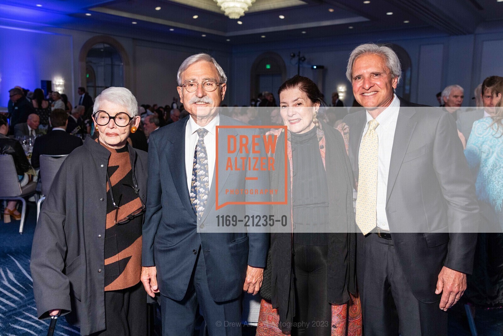 Susan Briggs, Ron Briggs, Jola Anderson, Steger Johnson, San Francisco Ballet School's Spring Festival Fundraising Dinner, Yerba Buena Center for the Arts @ 701 Mission St, SF, CA 94103 US. Yerba Buena Center for the Arts @ 701 Mission St, SF, CA 94103 US, May 25th, 2023, Photo #1169-21235-0 Susan Briggs, Ron Briggs, Jola Anderson, Steger Johnson, Photo #1169-21235-0