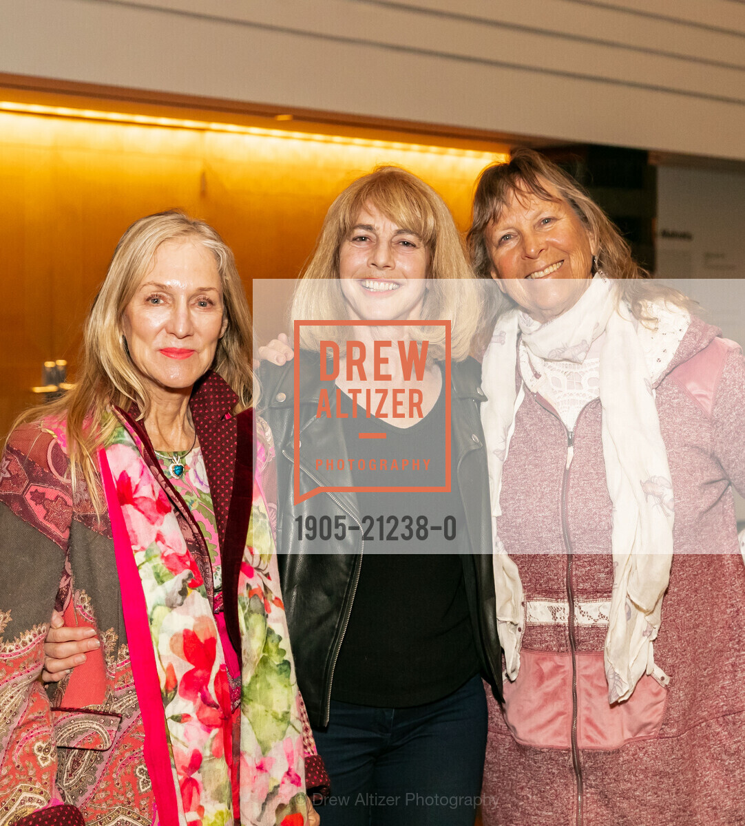 Jill Manton, Kathryn Roszak, Shantee Rose, San Francisco Launch of "Making Their Mark: Art by Women in the Shah Garg Collection" 2023, San Francisco Museum of Modern Art. 151 3rd Street, Photo #1905-21238-0 Jill Manton, Kathryn Roszak, Shantee Rose, Photo #1905-21238-0