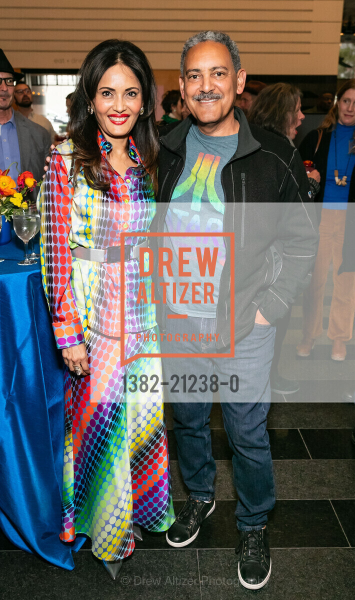 Komal Shah, David Huffman, San Francisco Launch of "Making Their Mark: Art by Women in the Shah Garg Collection" 2023, San Francisco Museum of Modern Art. 151 3rd Street, Photo #1382-21238-0 Komal Shah, David Huffman, Photo #1382-21238-0