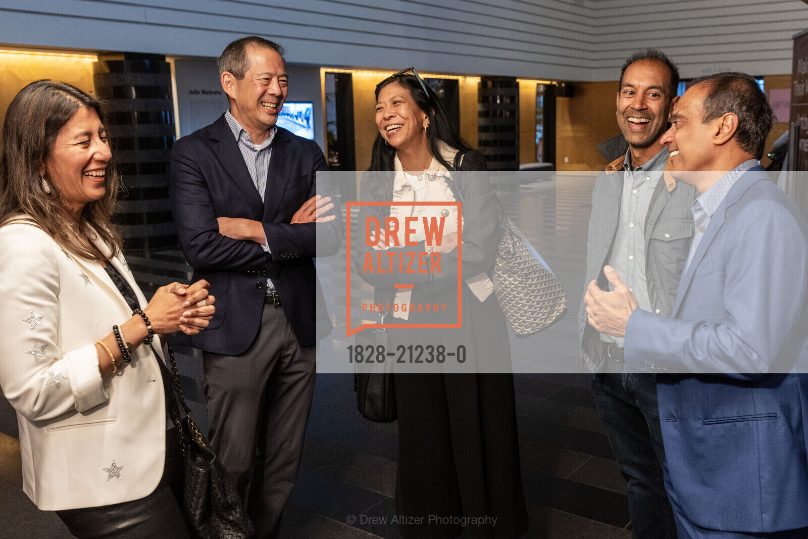 Nariko Chen, Norman Chen, Abby Chen, Gaurav Garg, San Francisco Launch of "Making Their Mark: Art by Women in the Shah Garg Collection" 2023, San Francisco Museum of Modern Art. 151 3rd Street, Photo #1828-21238-0 Nariko Chen, Norman Chen, Abby Chen, Gaurav Garg, Photo #1828-21238-0