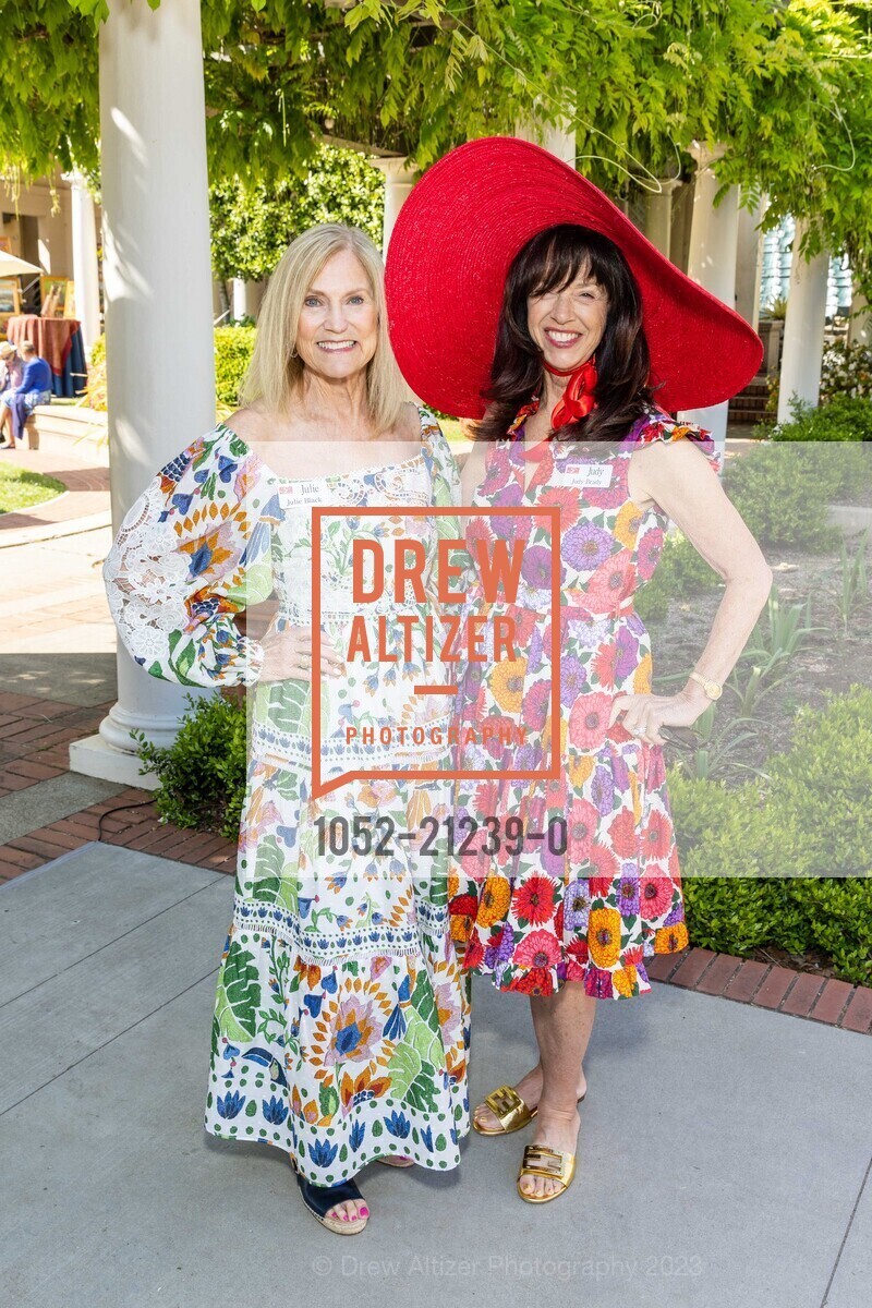 Julie Black, Judy Brady, A Day in the Garden with Friends Featuring a Conversation with Maria Shriver, Montalvo Arts Center @ 15400 Montalvo Rd, Saratoga, CA 95071 US. Montalvo Arts Center @ 15400 Montalvo Rd, Saratoga, CA 95071 US, June 1st, 2023, Photo #1052-21239-0 Julie Black, Judy Brady, Photo #1052-21239-0