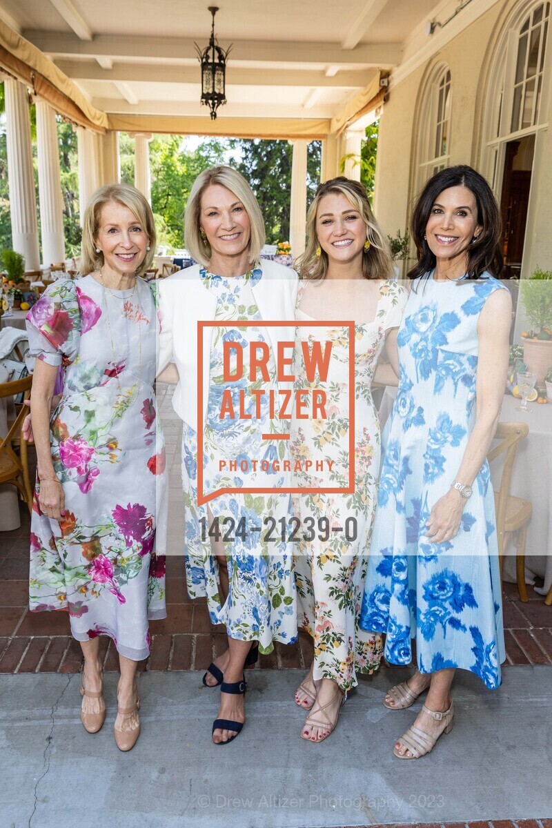 Angela McConnell, Marianna Samson, Natalie Samson, Gretchen DiNapoli, A Day in the Garden with Friends Featuring a Conversation with Maria Shriver, Montalvo Arts Center @ 15400 Montalvo Rd, Saratoga, CA 95071 US. Montalvo Arts Center @ 15400 Montalvo Rd, Saratoga, CA 95071 US, June 1st, 2023, Photo #1424-21239-0 Angela McConnell, Marianna Samson, Natalie Samson, Gretchen DiNapoli, Photo #1424-21239-0