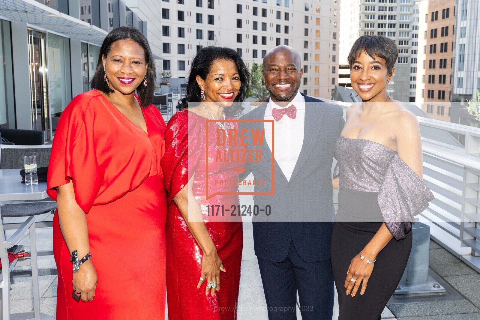 Denise Bradley-Tyson, Taye Diggs, Kumasi Aaron, American Heart Association's Heart Ball, Four Seasons Hotel 757 Market Street San FranciscoCaliforniaUnited States. Four Seasons Hotel 757 Market Street San FranciscoCaliforniaUnited States, June 2nd, 2023, Photo #1171-21240-0 Denise Bradley-Tyson, Taye Diggs, Kumasi Aaron, Photo #1171-21240-0