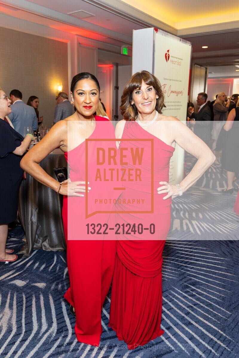 Sheena Leong, Sandra Swan, American Heart Association's Heart Ball, Four Seasons Hotel 757 Market Street San FranciscoCaliforniaUnited States. Four Seasons Hotel 757 Market Street San FranciscoCaliforniaUnited States, June 2nd, 2023, Photo #1322-21240-0 Sheena Leong, Sandra Swan, Photo #1322-21240-0