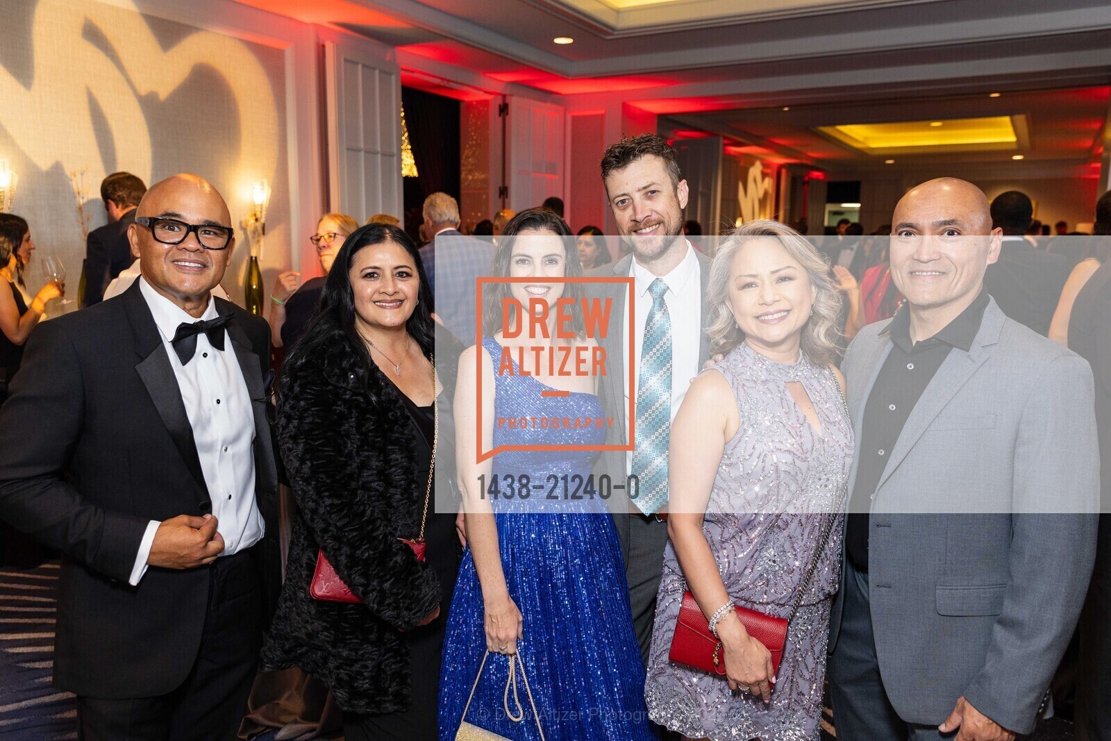 Jim Resonable, Charity Resonable, Sally Brock, Steven Brock, Ana Lopez, American Heart Association's Heart Ball, Four Seasons Hotel 757 Market Street San FranciscoCaliforniaUnited States. Four Seasons Hotel 757 Market Street San FranciscoCaliforniaUnited States, June 2nd, 2023, Photo #1438-21240-0 Jim Resonable, Charity Resonable, Sally Brock, Steven Brock, Ana Lopez, Photo #1438-21240-0