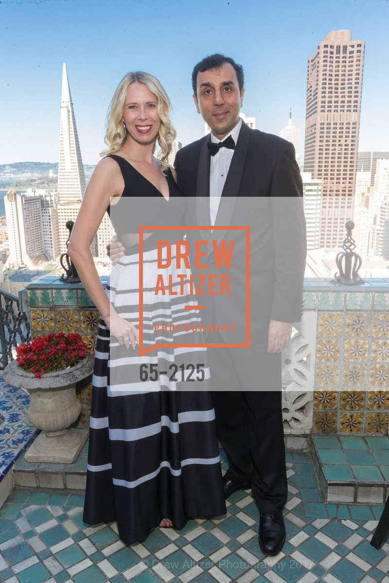 Kristin Nevius, Muzaffar Khan, UCSF Soiree, The Fairmont Hotel, The Penthouse Suite. 950 Mason Street, April 29th, 2017, Photo #65-2125 Kristin Nevius, Muzaffar Khan, Photo #65-2125