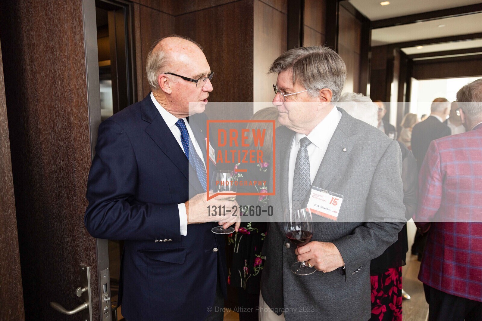 John McInerney, Bob Signorelli, Order of Malta Clinic's Honorary Committee Party 2023, 1601 Larkin St, SF, CA 94109 US. 1601 Larkin St, SF, CA 94109 US, June 15th, 2023, Photo #1311-21260-0 John McInerney, Bob Signorelli, Photo #1311-21260-0