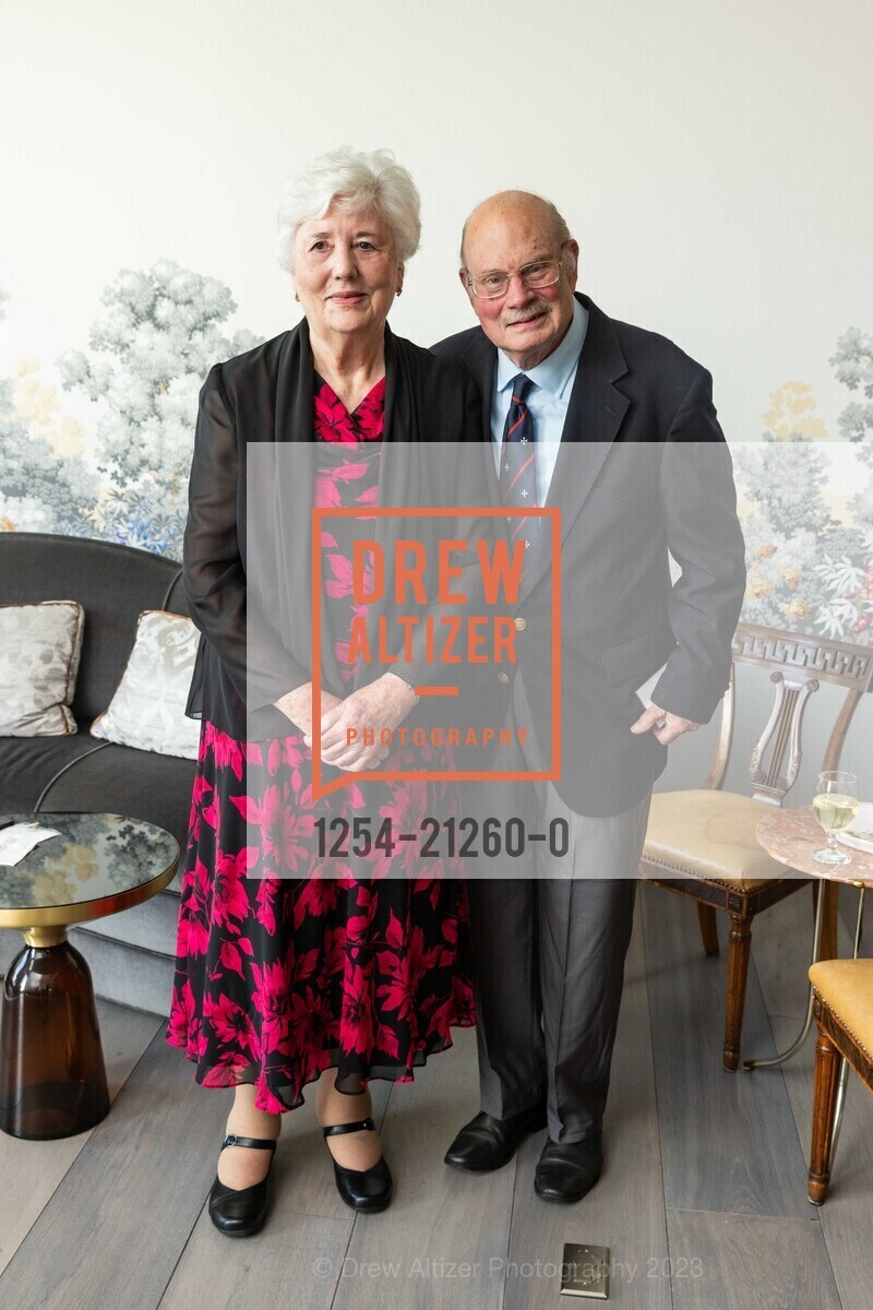 Maura Clother, John Rengel, Order of Malta Clinic's Honorary Committee Party 2023, 1601 Larkin St, SF, CA 94109 US. 1601 Larkin St, SF, CA 94109 US, June 15th, 2023, Photo #1254-21260-0 Maura Clother, John Rengel, Photo #1254-21260-0