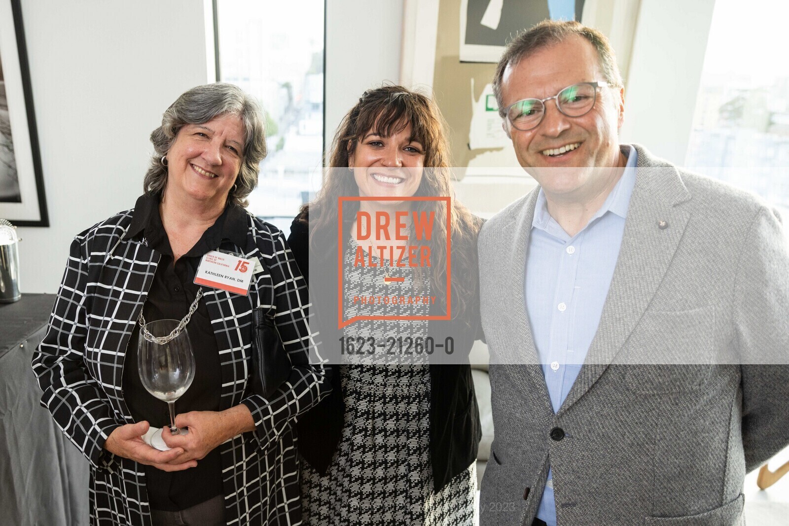 Kathleen Ryan, Franco Cirelli, Order of Malta Clinic's Honorary Committee Party 2023, 1601 Larkin St, SF, CA 94109 US. 1601 Larkin St, SF, CA 94109 US, June 15th, 2023, Photo #1623-21260-0 Kathleen Ryan, Franco Cirelli, Photo #1623-21260-0