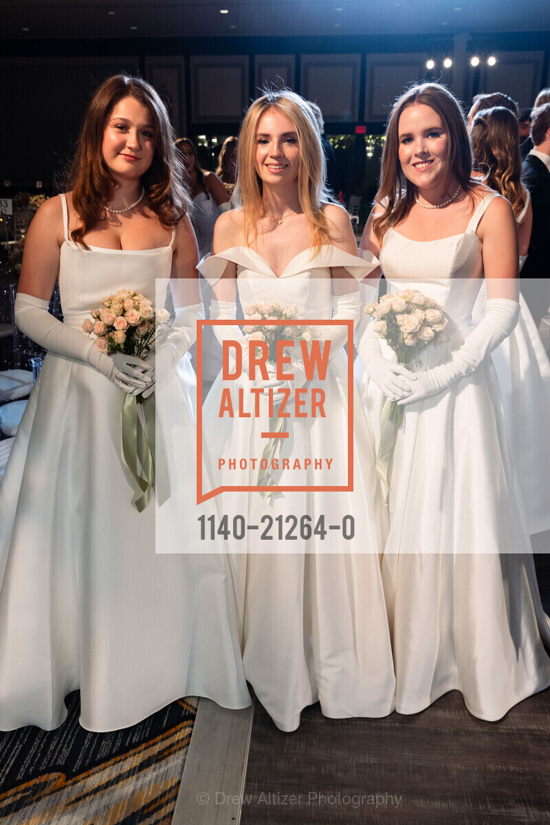 Jardin Alessandra Davis, Kassandra Alexis DeJean, Margaret Therese Burke, California Pacific Medical Center's 2023 Debutante Ball, The Westin St. Francis San Francisco on Union Square, 335 Powell St, SF. The Westin St. Francis San Francisco on Union Square, 335 Powell St, SF, Photo #1140-21264-0 Jardin Alessandra Davis, Kassandra Alexis DeJean, Margaret Therese Burke, Photo #1140-21264-0